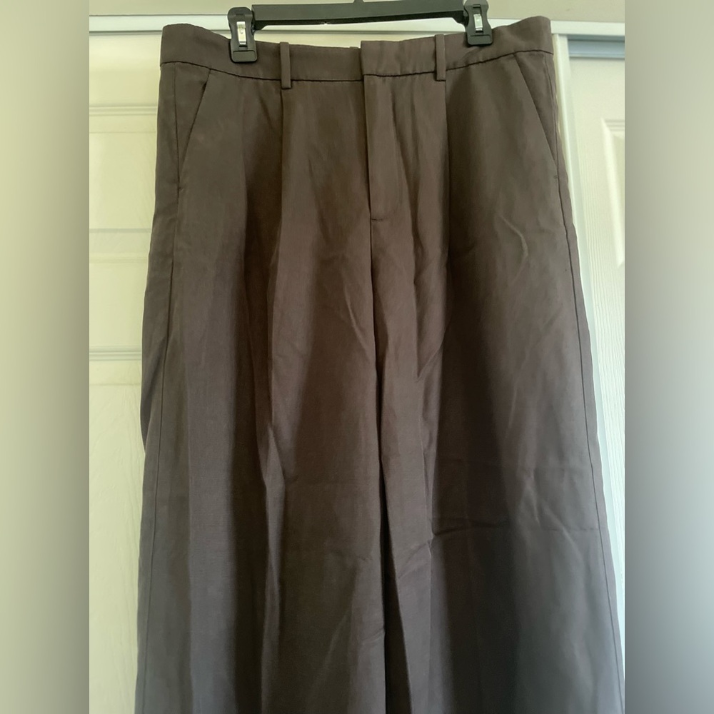 NWT Madewell Slouchy Straight Pants in Drapey Twill size 12